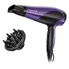 Remington D3190 Ionic Conditioning Hair Dryer for Frizz Free Styling with Diffuser and Concentrator Attachments, 2200 W, Purple