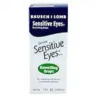 Bausch & Lomb Sensitive Eyes Rewetting Drops 1 oz (Pack of 2)