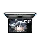 17.3" Car Overhead Flip Down Monitor Screen Dispaly 1080P Video HD Digital TFT Screen Wide Screen Ultra-Thin Mounted Car Roof Player HDMI IR FM USB SD