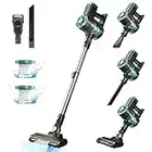 PRETTYCARE Cordless Vacuum Cleaner, 180W Powerful Suction Stick Vacuum with 35min Long Runtime Detachable Battery, 6 in 1 Lightweight Quiet Vacuum Cleaner Perfect for Hardwood Floor Pet Hair