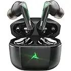 TOZO G1 Wireless Earbuds Bluetooth 5.3 Headphones with 45ms Ultra Low-Latency and Cool Breathing Light, Ergonomic Design, Gaming/Deep Bass Music Mode Headset Built-in Microphone, Stereo Sound, Black