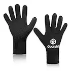 Goosehill Neoprene Gloves 3mm Wetsuit Gloves, Thermal Diving Gloves with Non-slip Particles Suitable for Scuba Men Women Diving, Snorkeling, Swimming, Paddle board, Surfing and Kayaking