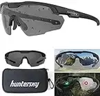 HUNTERSKY HTS anti-fog polarized Tactical hunting Shooting baseball sunglasses Military Grade with Ballistic Impact Protection eye pro army S59 motocycle riding cycling running driving outdoors