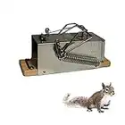 Squirrel Traps Outdoor - Squirrel Traps - Ouell Traps - Trap for Big Squirrels (Black or Gray)