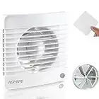 AIROPE -100 mm,Ventilador extractor de baño aire, Silencioso con válvula Anti retorno + Mosquitera Integrada,Ideal para Baño,Cocina,Inodoro,Bajo consumo,Garantía 5 AÑOS