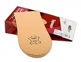 1 x Heel Raise, Heel Lift Elevator, Heel Pad, Orthotic Wedge, Many Widths and Heights, Leather Cover, Kaps Topmed Plus, Supplied to NHS, 1 Piece (Height 30 mm / 1.2 inch - Size M)