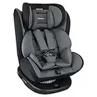 XOMAX 916 Seggiolino Auto con ISOFIX Girevole 360 Gradi e reclinabile I Evolutivo 0-36 kg, 0-12 Anni I Gruppo 0+/1/2/3 I Housse amovible et lavable I ECE R44/04