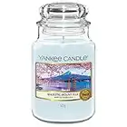 Yankee Candle Duftkerze Majestic Mount Fuji | Große Kerze im Glas | Sakura Blossom Festival Collection | Brenndauer: bis zu 150 Stunden | Toll zum Verschenken, 10.7cm x 16.8cm