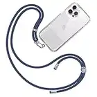 TBOC Cordino Catenella Laccio Strap Porta Cover [Blu Scuro] per Telefono Cellulare da Collo - Tracolla Catenina con Cordini da Phone Cellulari Telefoni Accessori Universale Laccetti Donna Uomo