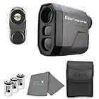 Nikon Prostaff 1000 Laser Rangefinder - 16664 Bundle with 3 CR2 Batteries and Lumintrail Lens Cloth