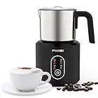 Milk Frother and Steamer for Coffee - FIMEI 4 in 1 Detachable Electric Milk Heater, 8.4oz/250ml Cold and Hot Milk Foamer for Cappuccino, Latte, Chocolate, Auto-off & Easy Cleaning