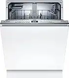 Bosch SGV4HAX48E Serie 4 Geschirrspüler Vollintegriert, 60 cm breit, Besteckkorb, Silence Programm besonders leise, Extra Trocknen auf Knopfdruck, InfoLight roter Lichtpunkt am Boden