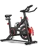 Dripex Exercise Bike for Home Use, Magnetic Resistance Indoor Cycling Stationary Bike for Home Training with 330 LBS Weight Capacity (black)