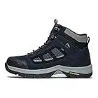 Peter Storm Men's Camborne Mid-Rise Waterproof Walking Boots with StormGrip Outsole and Ankle Support, Navy, UK10