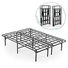 AVENSIS SmartBase 4ft6 Foldable Metal Platform Bed Frame Mattress Foundation/Basics, Solid Premium Steel Mesh Base, Under Bed Storage Space, Easy Assembly, 135×190 (Double)