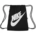 NIKE Nk Heritage Drawstring - Fa21, Sports Bag Unisex Adulto, Black/black/white, Talla Única