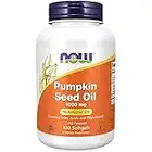 NOW Supplements, Pumpkin Seed Oil 1000 mg with Essential Fatty Acids and Phytosterols, Cold Pressed, 100 Softgels