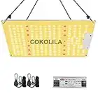 COKOLILA 1000w Led Grow Lights, Full Spectrum Plant Grow Light with High Par Value 222pcs LEDs and IR for 2x2ft coverages Indoor Plants Seedling Growing and Flowering