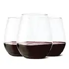 TOSSWARE POP 18oz Tumbler, Set of 12, Recyclable, Unbreakable & Crystal Clear Plastic Wine Glasses