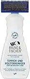 Bruno & Finchen Smacchiatore per tappezzeria e tappeti | Rimuove le macchie e elimina odori animali | Detergente anti urina cani e urina gatto per ceste, coperte, divani, tappeti ecc. | 650 ml