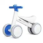 XJD Baby Balance Bike Toddler Bikes for 1-2 Year Old Boys Girls, Baby Bike with 4 Wheels No Pedal,Perfect for First Birthday Gift (Multi-Models&Colors)