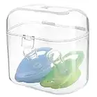 Accmor Pacifier Case, Pacifier Container Can Storage 2 Pacifiers, Baby Pacifier Holder Case for Travel, BPA Free,Transparent