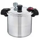 T-fal Pressure Cooker, Pressure Canner with Pressure Control, 3 PSI Settings, 22 Quart, Silver