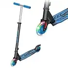 RideVOLO K05 Kick Scooter for 4-9 Years Old Kids, 3 Adjustable Heights, Ultra Lightweight and Easy Assembly, 5" Flash Wheels, Max Load 110lbs, Outdoor Activities, Gift for Boy/Girl Black