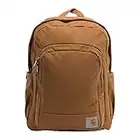 Carhartt 25L Classic Backpack, Durable Water-Resistant Pack with Laptop Sleeve, Brown, One Size