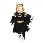 amscan- Costume da Batgirl Halloween-18-24, Nero, 18-24 mesi, 9907678