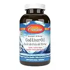 Carlson Labs Cod Liver Oil, Lemon, 300 Count