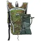 Woodside 2 Litre Hydration Pack Army/Cadet D of E Camouflage Bladder Bag Green Camo