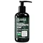 Antifungal Antibacterial Soap & Body Wash - Natural Anti-Fungal Treatment with Tea Tree Oil for Jock Itch, Athletes Foot, Body Odor, Nail Fungus, Ringworm, Eczema & Back Acne - For Men and Women - 8oz