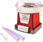 Nostalgia PCM805RETRORED Retro Hard & Sugar Free Cotton Candy Maker, Red