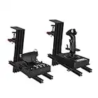 Hikig 2 Set Joystick Desk Mount, Hotas Mount for Flight Sim Game Joystick, Throttle, for Thrustmaster Hotas Warthog/ T16000M FCS/TCA/T.Flight HOTAS/TWCS, for Logitech G X56/ X52/ X52 Pro Hotas