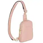 INICAT Small Crossbody Sling Bag Faux Leather Fanny Pack Purses for Women(Pink)