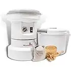 Powerful High Speed Electric Grain Mill Grinder for Healthy Gluten-Free Flours - Grain Grinder Mill, Wheat Grinder, Flour Mill Machine and Flour Mill Grinder for Home and Professional Use - Wondermill