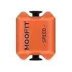 moofit CS8 Cycling Cadence Speed Sensor, Bluetooth & ANT+ Wireless Speed, Distance Sensor and Cadence Sensor with IP67 Waterproof Low Energy Technology, Orange