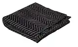 Dependable Industries inc. Essentials Moving Storage Packing Blanket - Super Size 40" x 72" Professional Quilted Shipping Movers Furniture Pad (Black)