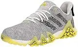 adidas Men's CODECHAOS 22 Golf Shoe, FTWR White/Core Black/Beam Yellow, 14