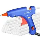 Hot Glue Gun Mini Glue Gun with 30pcs Glue Sticks Upgraded Version, 20W Hot Glue Gun Blue Fast Heating for DIY Craft Projects and Home Quick Repairs