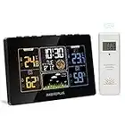 INKBIRD Stazione meteorologica domestica per uso interno ed esterno, stazione meteorologica wireless con orologio atomico, sveglia e funzione snooze, fino a 3 sensore esterni