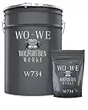 WO-WE 2K Epoxidharz Bodenversiegelung Bodenbeschichtung Klar/Farblos - 6Kg