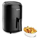 Tefal Easy Fry Compact Digital EY3018 - Freidora sin aceite para preparaciones sanas, fríe con aire caliente, diseño compacto, 6 programas automáticos, apagado automático, 1030 W, 1.6 litros, negro