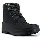 Nautica Mens Duck Boots - Waterproof Shell Insulated Snow Boot - Dazo-Black-9