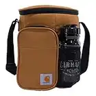 Carhartt Enfriador Vertical 10 latas, lonchera Totalmente aislada con Botella de Agua incluida Fiambrera Brown, Talla única Unisex Adulto