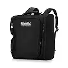 Kemier Neceser de maquillaje profesional con bolsas transparentes para cosméticos de viaje, color negro, Negro , 1 Stück (1er Pack), Mochilas de viaje