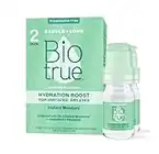 Biotrue Hydration Boost Eye Drops, Preservative Free, Soft Contact Lens Friendly for Irritated and Dry Eyes from Bausch + Lomb, Preservative Free, Naturally Inspired, 0.33 FL OZ (10 mL), Pack of 2