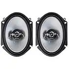 Kenwood KFCâ€‘C6866S 6X8 2â€‘Way 250 Watt Car Stereo Speakers - Pair, Black