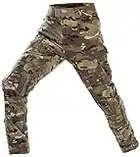 Uugood Pantalon Camouflage pour Homme, Pantalon Cargo Militaire Pantalon Tactique Pantalons de Combat pour Airsoft Chasse Paintball Randonnée (CP, L)